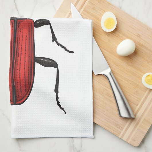 キクイムシ キッチンタオル (四つ折り)