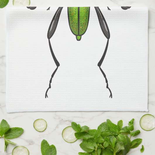 キクイムシ キッチンタオル (折り畳み)