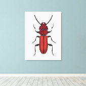 キクイムシ キャンバスプリント (インサイチュ (ウッドフロア))