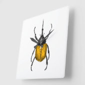 キクイムシ スクエア壁時計 (傾斜)