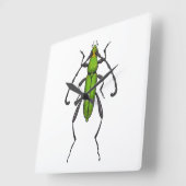 キクイムシ スクエア壁時計 (傾斜)