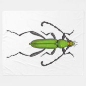 キクイムシ フリースブランケット (正面(横))