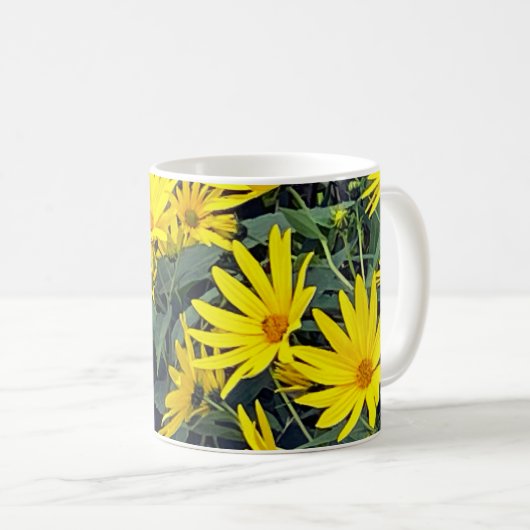 キクイモの花 コーヒーマグカップ (正面右)