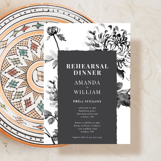 キクインクアートリハーサルディナー招待状 招待状