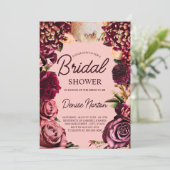 キクオンゴッサマーピンクブライダルシャワー 招待状 (スタンド正面)