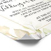 キクブライダルシャワーゲームサイン ポスター (角)