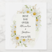 キクラグリーンリーブライダルシャワーカップル ワインラベル (シングルラベル)