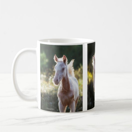キクレメロサラブレッド子馬 コーヒーマグカップ (左)