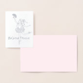 キク型動物芸術金ゴールドカード 箔カード (ディスプレー)