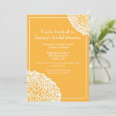 キク招待状-金ゴールド 招待状 (スタンド正面)