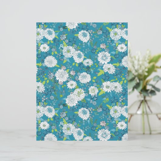 キク紙シートターコイズ (スタンド正面)