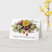 キク花ムームフローラ カード (黄色い花)