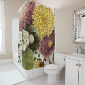 キク花ムームフローラ シャワーカーテン (インサイチュ)