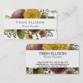 キク花ムームフローラ 名刺 (正面/裏面)