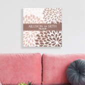 キク（ナツメグ）結婚キャンバスの贈り物 キャンバスプリント (インサイチュ (リビング))