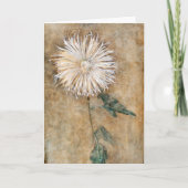 キク – ピートモンドリアン-モダンアートカード カード (正面)