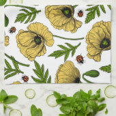 キケシとテンサイ キッチンタオル (折り畳み)