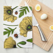 キケシとテンサイ キッチンタオル (四つ折り)