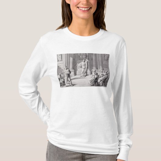 キケロ公然と非難するCatiline Tシャツ (正面)
