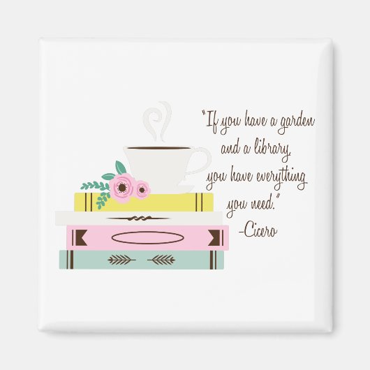 キケロ引用文 マグネット (正面)