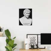 キケロ「善と悪」知恵引用文ファインアートポスター ポスター (ホームオフィス)