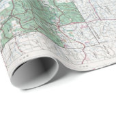 キサチエ国立森林地図（1978年） ラッピングペーパー (ロールコーナー)