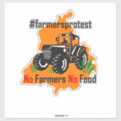 キサンNo農家No Food シール (シート)