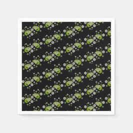 キザントピーコックアート スタンダードカクテルナプキン