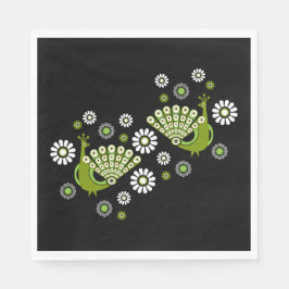 キザントピーコックアート スタンダードランチョンナプキン