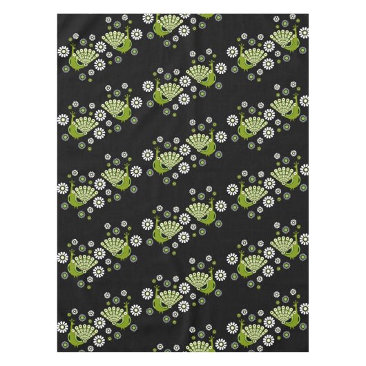 キザントピーコックアート テーブルクロス (正面)