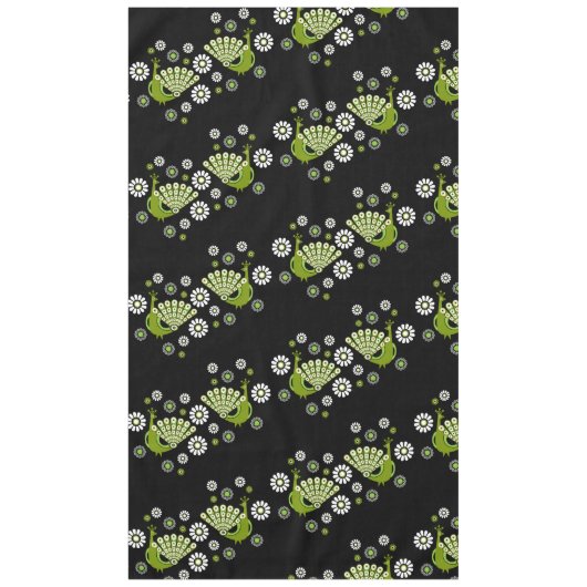 キザントピーコックアート テーブルクロス (正面)