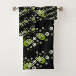 キザントピーコックアート バスタオルセット