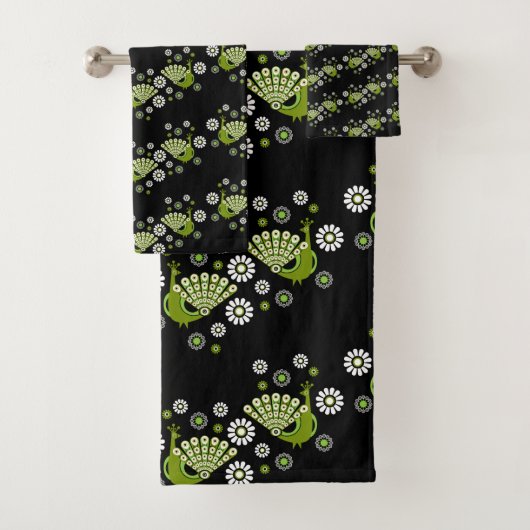 キザントピーコックアート バスタオルセット (インサイチュ)