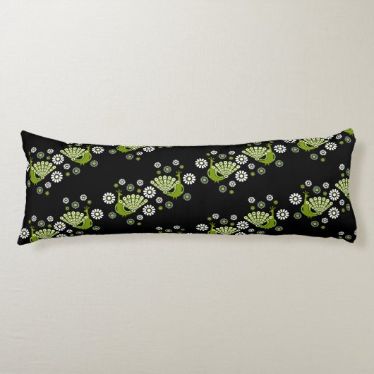 キザントピーコックアート ボディピロー (正面)