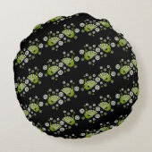 キザントピーコックアート ラウンドクッション (裏面)