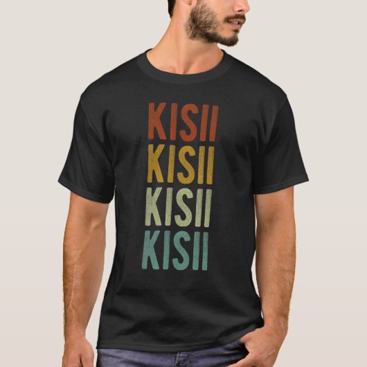 キシシティケニアレトロ Tシャツ (正面)