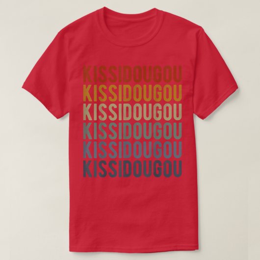 キシドゥグウシティギニアレトロ Tシャツ (デザイン正面)