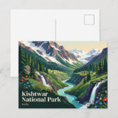 キシュトワール国立公園 インド ポストカード (正面/裏面)