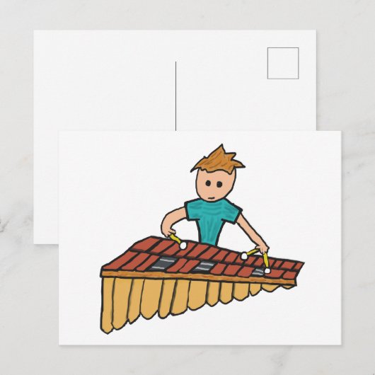 キシロフォン ポストカード (正面/裏面)