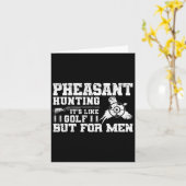 キジおもしろいアリ狩り カード (黄色い花)