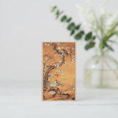 キジとツバキのイ中国のンキ芸術 名刺 (スタンド正面)