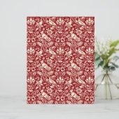 キジとハレ模様、深いレッド&クリーム (スタンド正面)