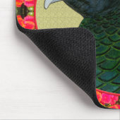 キジと花 マウスパッド (コーナー)