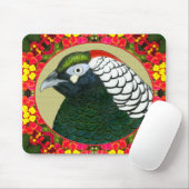キジと花 マウスパッド (マウス)