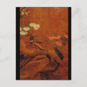 キジと花_東洋 ポストカード (正面)