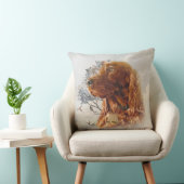 キジのアイリッシュセッター クッション (椅子)