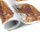 キジのアイリッシュセッター ラッピングペーパー (ロールコーナー)