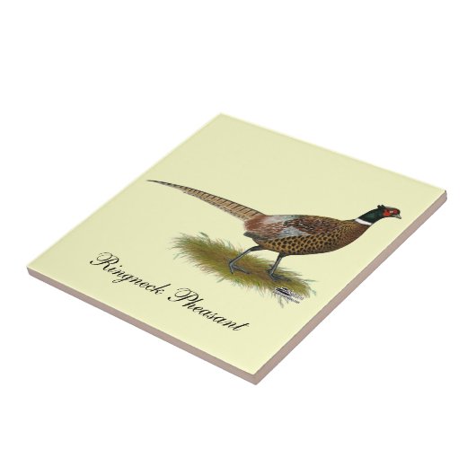 キジのオンドリ タイル (側面)