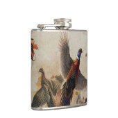 キジのタペストリーポスターアクリルプリントトリプチク フラスク (右)