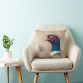 キジのポートレート クッション (椅子)